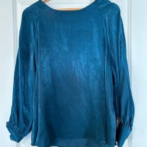 Elegant Blue Women's Top